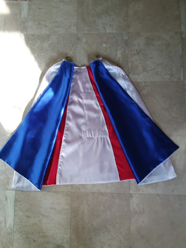 Patriotic Satin Daredevil Evel Cape