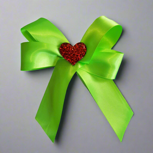 Grinchy Hair Bow