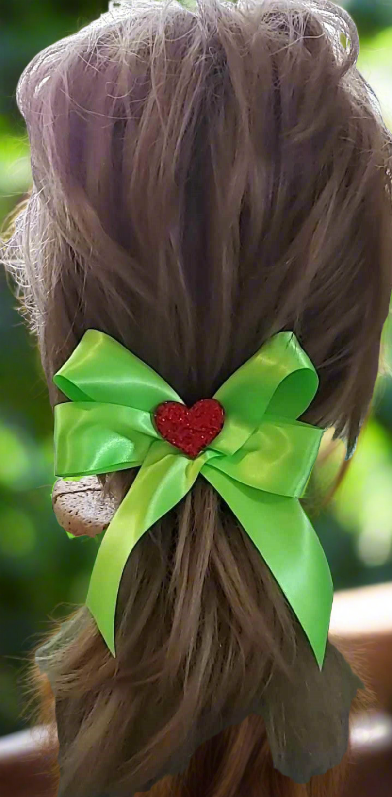 Grinchy Hair Bow