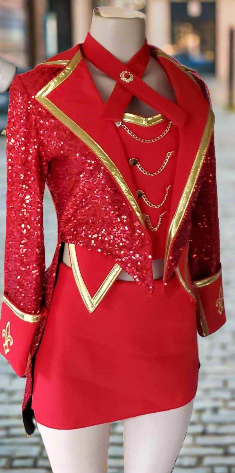 Taylor Style New Red Trimmed Ringmaster Tailcoat Tour de Force