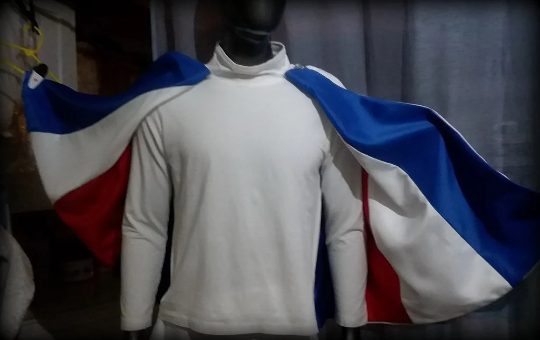 Patriotic Satin Daredevil Evel Cape